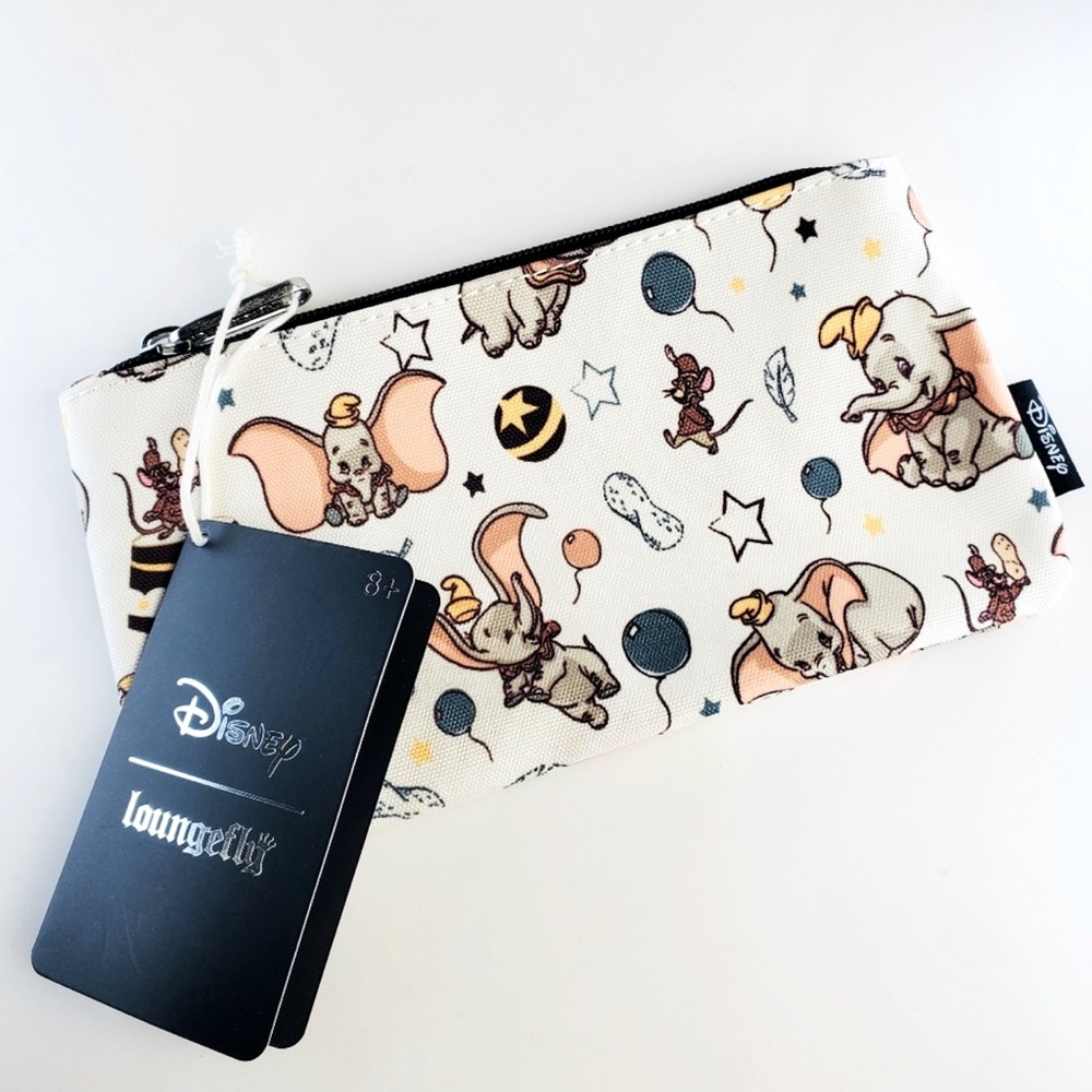 Loungefly Disney Dumbo Pouch - Cream and Black